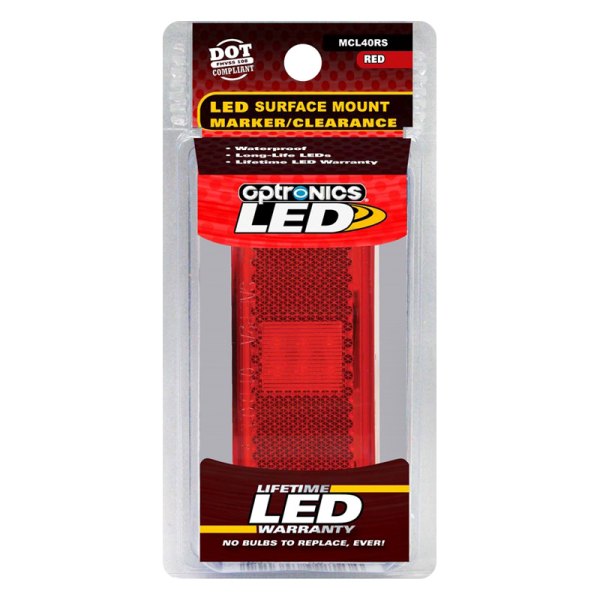 Optronics® - MCL40/44 Series Rectangular Surface Mount LED Clearance Marker Lights