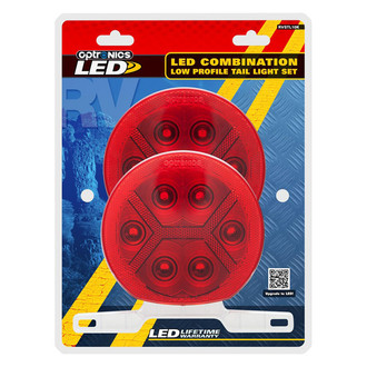 Optronics® - RVSTL10 Series 5.9" Round Surface Mount LED Combination Lights