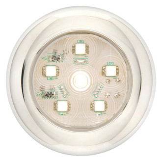 Optronics® - UCL60 Series 3" Surface Mount LED Utility Light with Chrome trim Ring