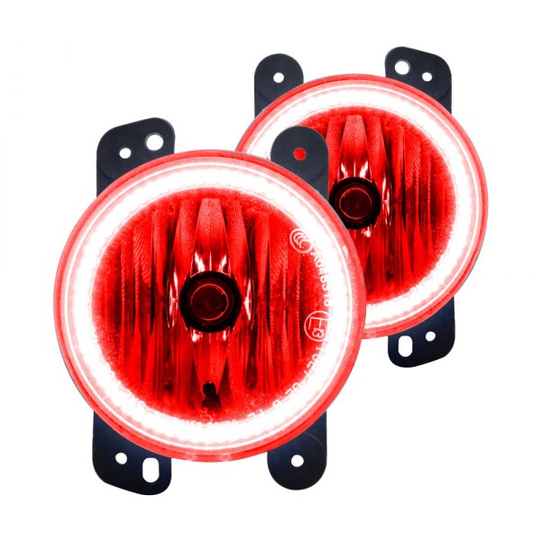 Oracle Lighting® - Factory Style Fog Lights with Red SMD LED Halos Pre-installed, Dodge Charger