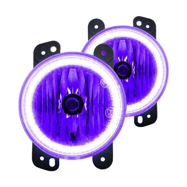 Oracle Lighting® - Factory Style Fog Lights with UV/Purple SMD LED Halos Pre-installed, Dodge Charger