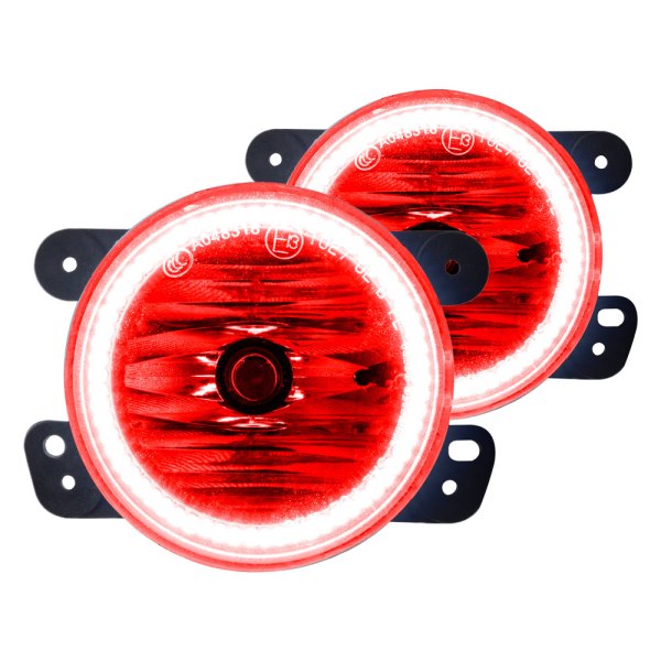 Oracle Lighting® - Factory Style Fog Lights with Red SMD LED Halos Pre-installed, Dodge Charger
