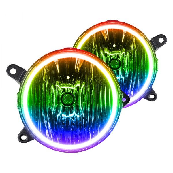 Oracle Lighting® - Factory Style Fog Lights with ColorSHIFT SMD LED Halos Pre-installed, Ford Mustang