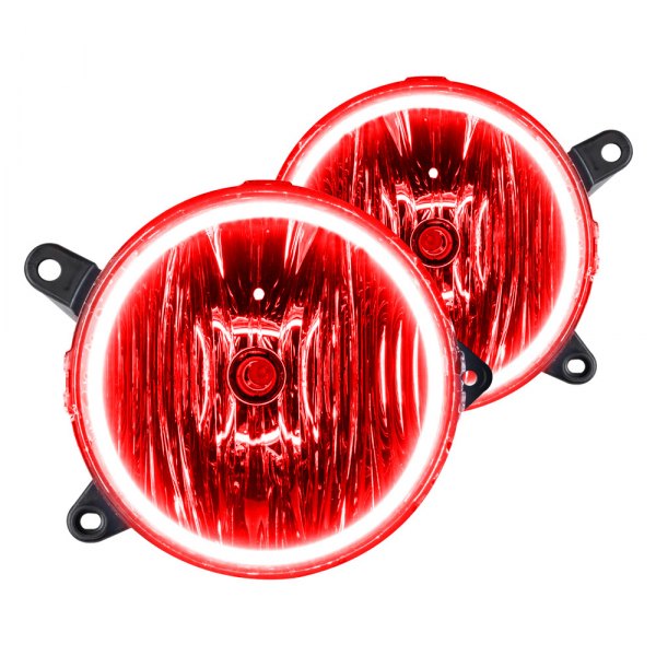 Oracle Lighting® - Factory Style Fog Lights with Red SMD LED Halos Pre-installed, Ford Mustang