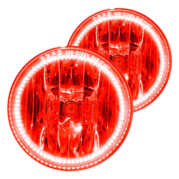 Oracle Lighting® - Factory Style Fog Lights with Red SMD LED Halos Pre-installed, GMC Yukon