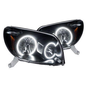 Oracle Lighting® - Black Crystal Headlights with Color Halo