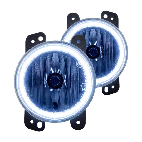 Oracle Lighting® - Factory Style Fog Lights with White SMD LED Halos Pre-installed, Jeep Wrangler