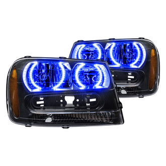 Oracle Lighting® - Black Crystal Headlights with Color Halo