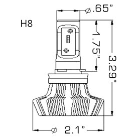 H8 Bulb Socket