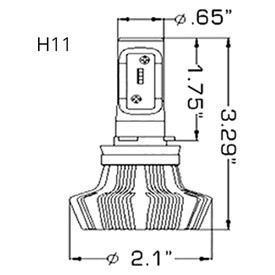 H11 Bulb Socket