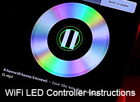 WiFi LED Controller Instructions 