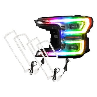 Oracle Lighting® - Dynamic ColorSHIFT Bluetooth LED Daytime Running Light Upgrade Kit with Sequential Turn Signal