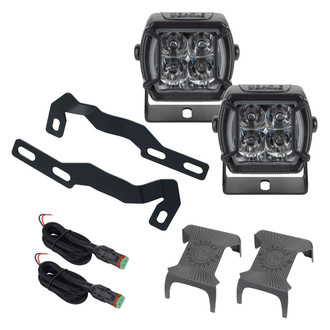 Oracle Lighting® - A-Pillar Vega Series Hood Mount 2x40W Spot Beam LED Light Kit