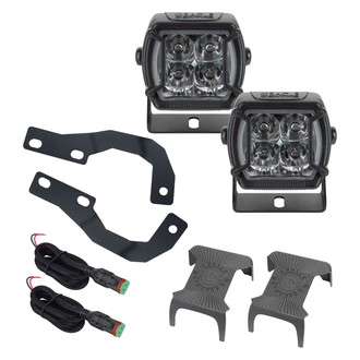 Oracle Lighting® - A-Pillar Vega Series Hood Mount 2x40W Spot Beam LED Light Kit