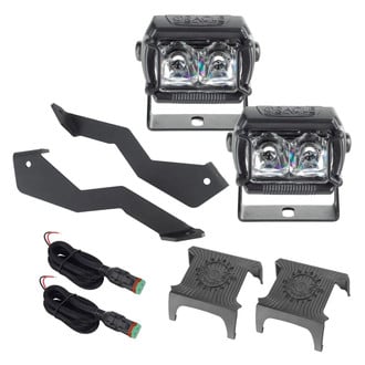 Oracle Lighting® - A-Pillar Vega Series Hood Mount 2x20W Spot Beam LED Light Kit