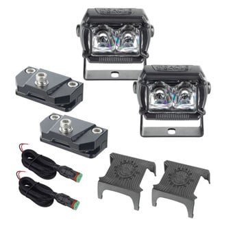 Oracle Lighting® - A-Pillar Vega Series Hood Mount Spot Beam LED Light Kit