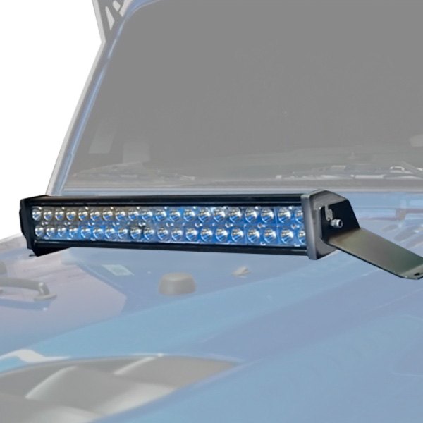 Oracle Lighting® - Hood 22" 120W Square Dual Row Combo Beam LED Light Kit, Jeep Wrangler