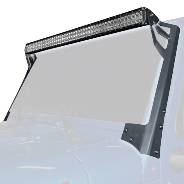 Oracle Lighting® - Windshield Frame 50" 288W Square Dual Row Combo Beam LED Light Kit, Jeep Wrangler
