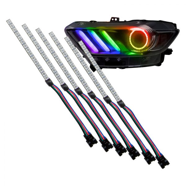 Oracle Lighting® - SMD ColorSHIFT BC1 Halo Kit with DRL for Headlights
