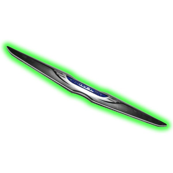 Oracle Lighting® - Gen 2 "Chrysler" Green LED Illuminated Rear Emblem
