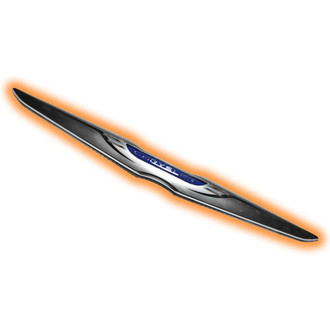 Oracle Lighting® - Gen 2 "Chrysler" Amber LED Illuminated Rear Emblem