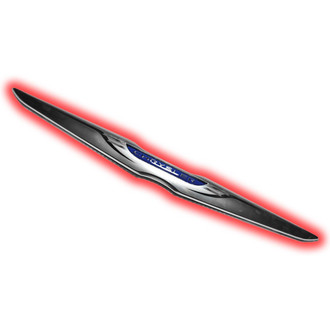 Oracle Lighting® - Gen 2 "Chrysler" Red LED Illuminated Rear Emblem