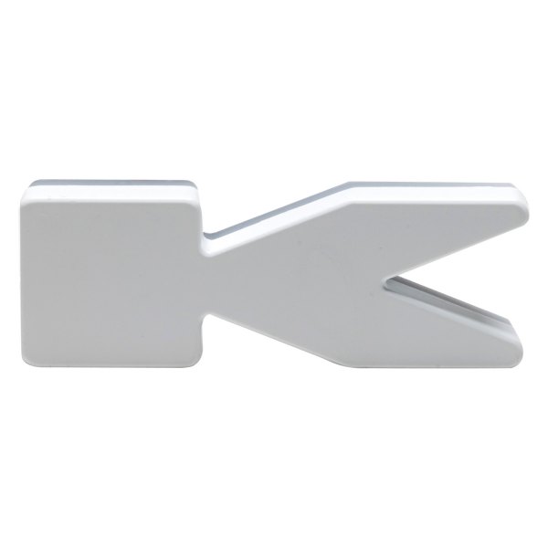 Oracle Lighting® - "K" Matte White LED Illuminated Letter Badge
