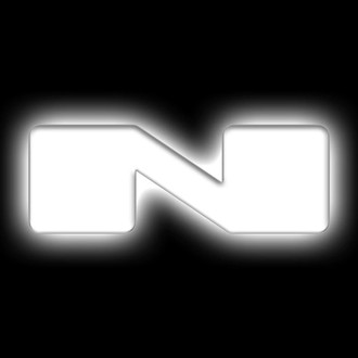 Oracle Lighting® - "N" Matte White LED Illuminated Letter Badge