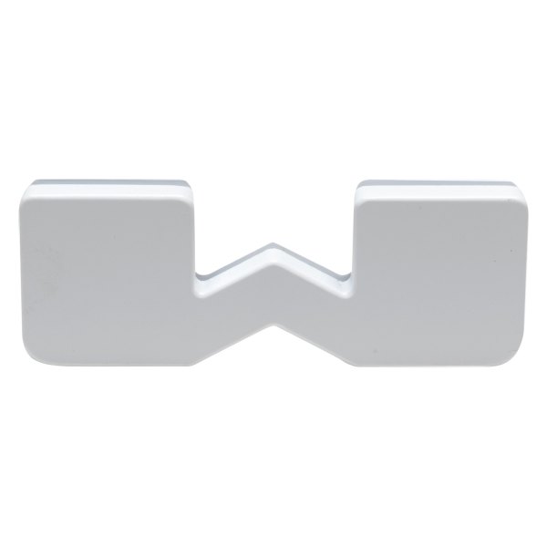 Oracle Lighting® - "W" Matte White LED Illuminated Letter Badge