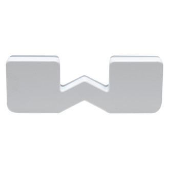 Oracle Lighting® - "W" Matte White LED Illuminated Letter Badge