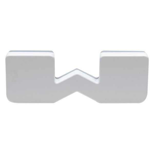 Oracle Lighting® - "W" Matte White LED Illuminated Letter Badge