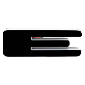 Oracle Lighting® - "E" Matte Black LED Illuminated Letter Badge