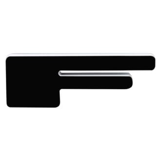 Oracle Lighting® - "F" Matte Black LED Illuminated Letter Badge