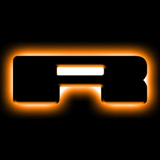 Oracle Lighting® - "R" Matte Black LED Illuminated Letter Badge