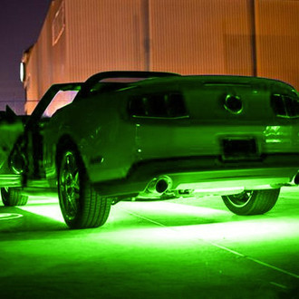 Oracle Lighting® - 12" Exterior Green LED Underbody Strip