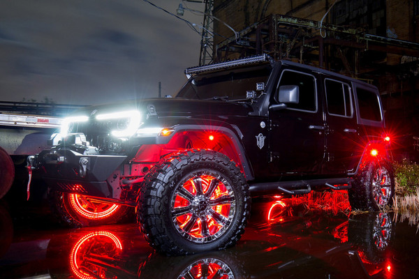 Oracle Lighting® 5837-PRO - 1-Pc Vector™ LED Flat Black Main Grille
