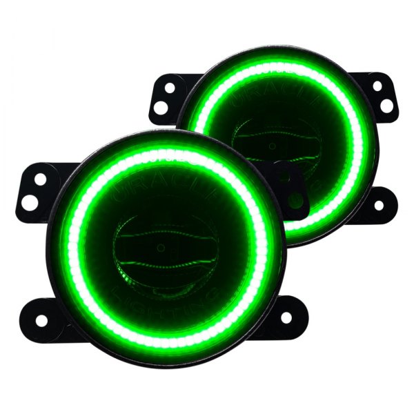 Oracle Lighting® - Halo Projector LED Fog Lights, Jeep Wrangler JK