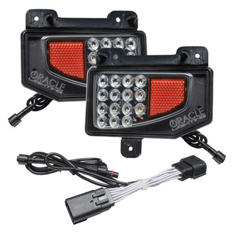 Oracle Lighting® - Driver and Passenger Side Black/Red LED Backup Light Insert