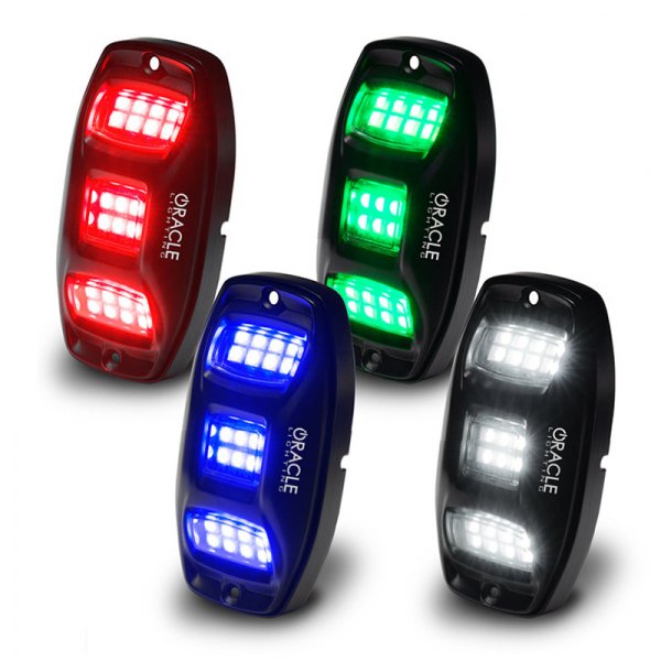  Oracle Lighting® - Bluetooth RF Multicolor LED Rock Light Kit