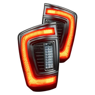 Oracle Lighting® - Driver and Passenger Side Black/Red Sequential LED Tail Lights