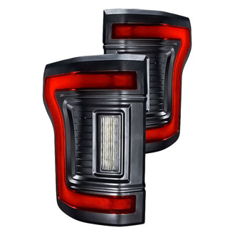 Oracle Lighting® - Driver and Passenger Side Black/Red Sequential LED Tail Lights