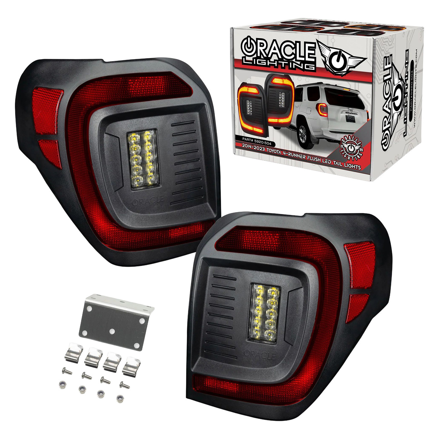 Oracle Lighting® 5920-504 - Driver and Passenger Side Black/Red