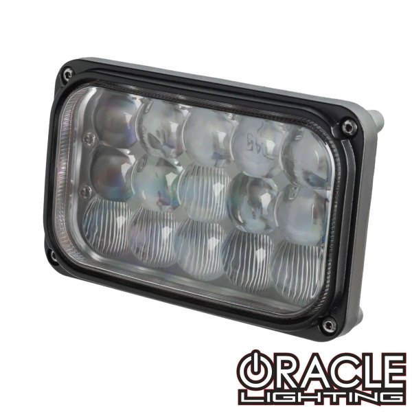Oracle Lighting® - 4x6" Rectangular Chrome Projector Headlight