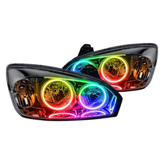 Oracle Lighting® - Chrome Crystal Headlights with ColorSHIFT Halo