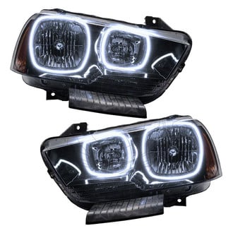 Oracle Lighting® - Black Crystal Headlights with Color Halo