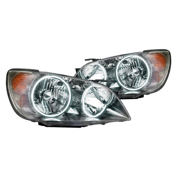 Oracle Lighting® - Chrome Crystal Headlights with White SMD LED Halos Preinstalled, Lexus IS