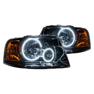 Oracle Lighting® - Black Crystal Headlights with Color Halo
