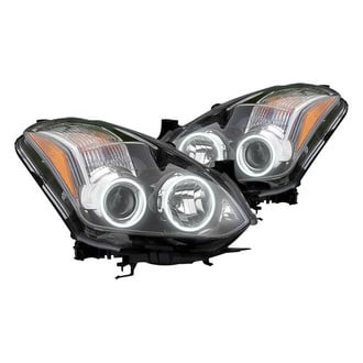 Oracle Lighting® - Chrome Projector Headlights with White SMD LED Halos Preinstalled