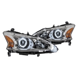 Oracle Lighting® - Chrome Projector Headlights with White SMD LED Halos Preinstalled