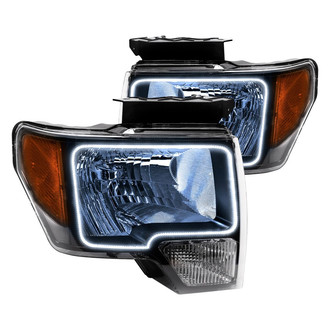 Oracle Lighting® - Black Crystal Headlights with Color Halo